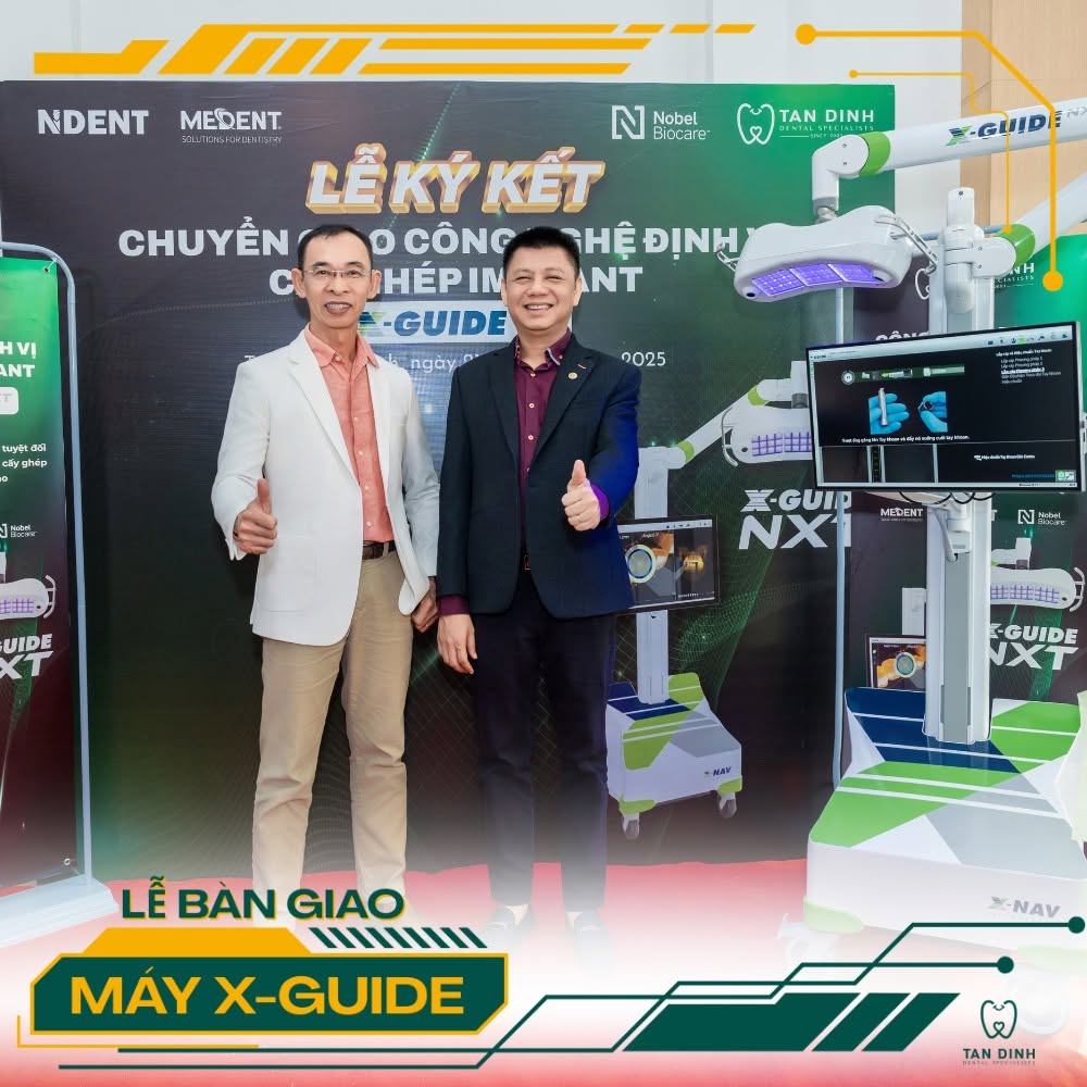 Công nghệ X-Guide định vị 3D nâng tầm độ chính xác trong cấy ghép implant tại Nha khoa Tân Định